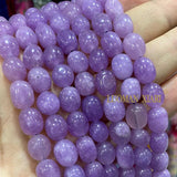 8x12MM Oval Lavender Amethyst Purple Chalcedony Spacer Bead