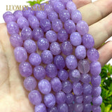 8x12MM Oval Lavender Amethyst Purple Chalcedony Spacer Bead