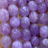8x12MM Oval Lavender Amethyst Purple Chalcedony Spacer Bead