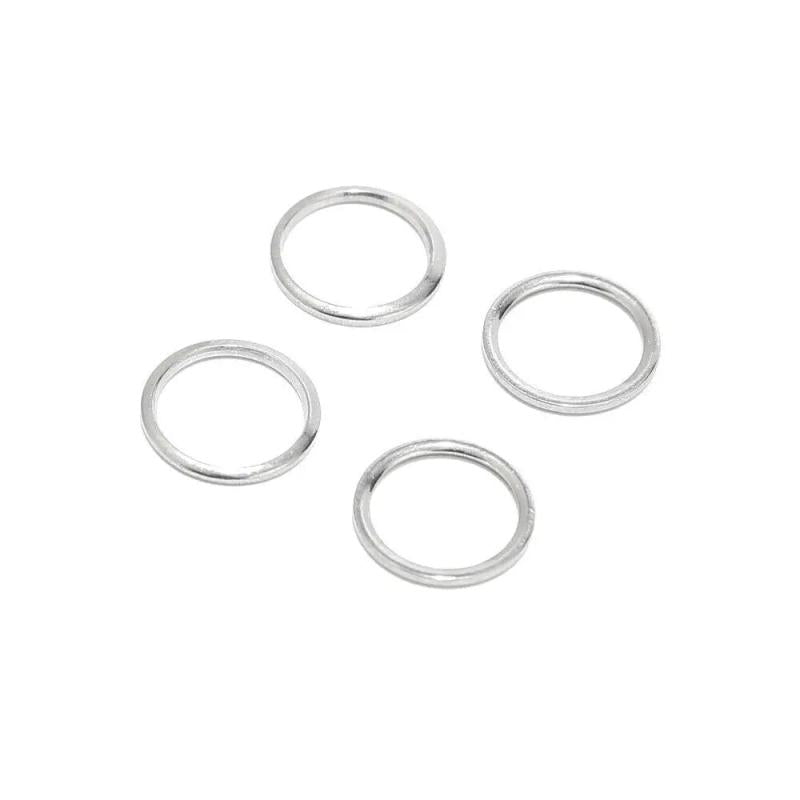 50pcs Stainless Steel 12mm Round Jump Rings for DIY Jewelry Making