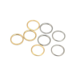 50pcs Stainless Steel 12mm Round Jump Rings for DIY Jewelry Making