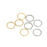 50pcs Stainless Steel 12mm Round Jump Rings for DIY Jewelry Making