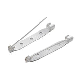 50pcs Metal Brooch Clip Safety Pins for DIY Accessories Jewelry