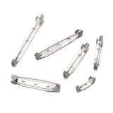 50pcs Metal Brooch Clip Safety Pins for DIY Accessories Jewelry