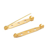 50pcs Metal Brooch Clip Safety Pins for DIY Accessories Jewelry