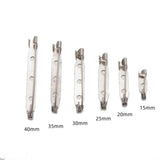 50pcs Metal Brooch Clip Safety Pins for DIY Accessories Jewelry