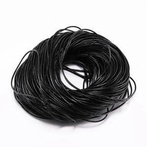 2-5m Cow Leather Thong Cord for Jewelry Making