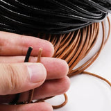 2-5m Cow Leather Thong Cord for Jewelry Making