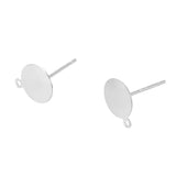 20PCS S925 Sterling Silver Stud Earrings Ear Pins Ball Needles DIY Earring