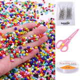 Sweet Style DIY Jewelry Bead Set - Natural Element Handheld Chain Hair Accessori