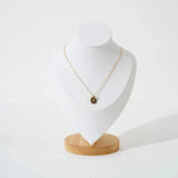 Solid Wood Necklace Display Stand for Home Bedroom Showcase