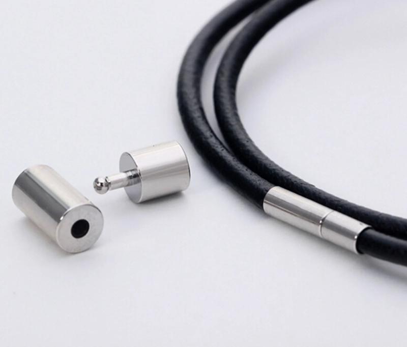 10 Pcs Stainless Steel Bayonet Clasps for Leather Cord