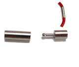 10 Pcs Stainless Steel Bayonet Clasps for Leather Cord