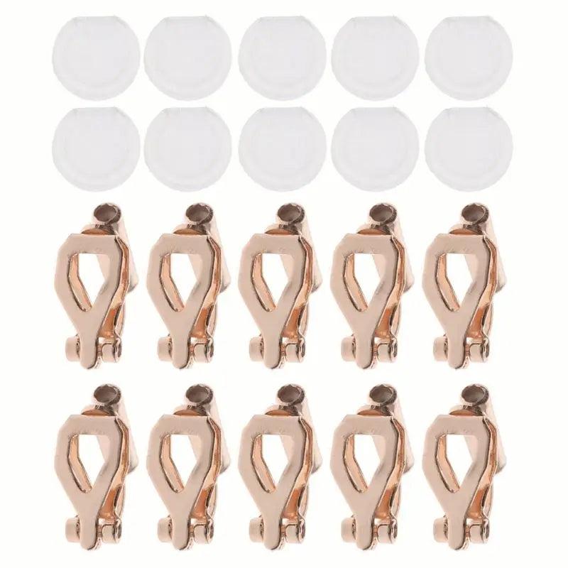 20Pcs Earring Converter Kit with Comfort Earring Pads