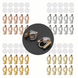 20Pcs Earring Converter Kit with Comfort Earring Pads