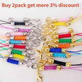 10/20pcs Keyring Rope Jump Ring Lanyard Cord DIY KeyChain Pendant Crafts