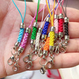 10/20pcs Keyring Rope Jump Ring Lanyard Cord DIY KeyChain Pendant Crafts