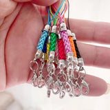 10/20pcs Keyring Rope Jump Ring Lanyard Cord DIY KeyChain Pendant Crafts