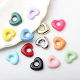 10pcs Alloy Big Hole Love Pendant DIY Jewelry Accessories