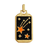 Enamel Tarot Cards Sun Star Moon Evil Eye Heart Hand Charm Pendant