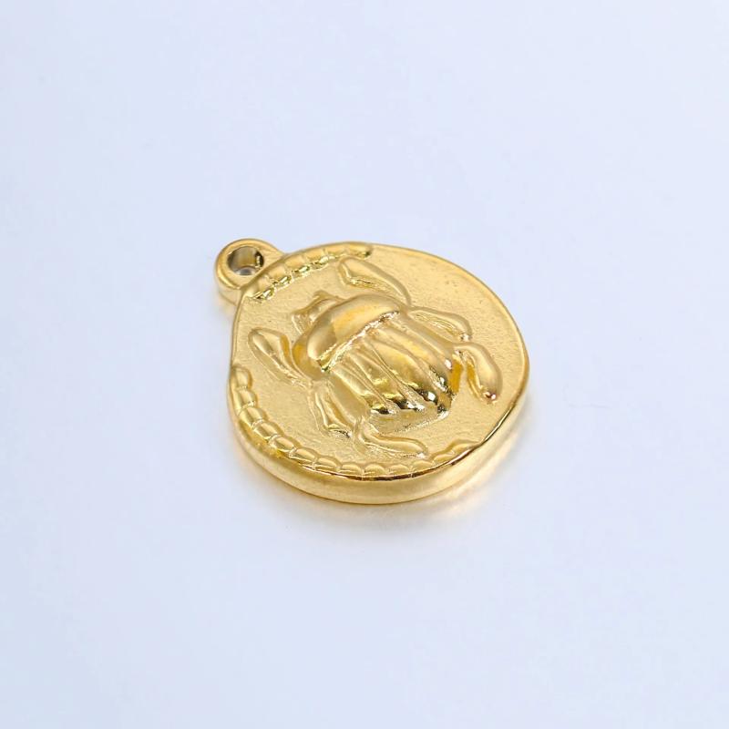 3Pcs Scarab Beetle Pendant DIY Choker Necklace Bracelet Findings