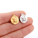 3Pcs Scarab Beetle Pendant DIY Choker Necklace Bracelet Findings
