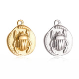 3Pcs Scarab Beetle Pendant DIY Choker Necklace Bracelet Findings
