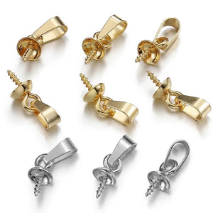 Stainless Steel Pendant Screw Eye Pins for Jewelry Making DIY