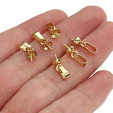 Stainless Steel Pendant Screw Eye Pins for Jewelry Making DIY