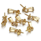 Stainless Steel Pendant Screw Eye Pins for Jewelry Making DIY