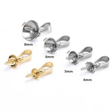 Stainless Steel Pendant Screw Eye Pins for Jewelry Making DIY