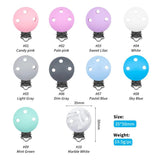 5Pcs/lot Silicone Clips Baby Pacifier Holder BPA-Free