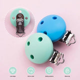 5Pcs/lot Silicone Clips Baby Pacifier Holder BPA-Free