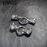 Stainless Steel Eagle Skull Wolf Head Connectors for Bracelet Jewelry Making