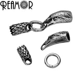 Stainless Steel Eagle Skull Wolf Head Connectors for Bracelet Jewelry Making