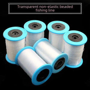 Large Roll Transparent Crystal Non-elastic Fish Line for DIY Bead Ring Jewelry