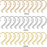 30pcs Ear Cuffs Earrings Non Piercing Ear Wraps Clip On Ear with 7 Holes