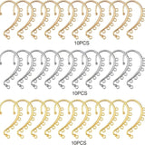 30pcs Ear Cuffs Earrings Non Piercing Ear Wraps Clip On Ear with 7 Holes