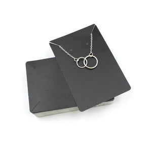 50pcs Earring Display Cards with Sealing Bag for Jewelry Storage