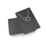 50pcs Earring Display Cards with Sealing Bag for Jewelry Storage
