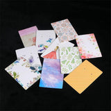 50pcs Earring Display Cards with Sealing Bag for Jewelry Storage