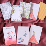 50pcs Earring Display Cards with Sealing Bag for Jewelry Storage