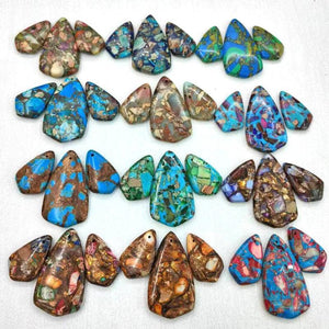 3pcs/Set Emperor Stone Beads Pendant Necklace DIY Jewelry Accessories