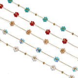 1Meter Stainless Steel Chain Spacer Beads for DIY Jewelry