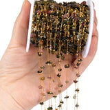 2M 1M Irregular Stone Chain Mixed Natural Stones Necklace Bracelet