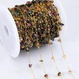 2M 1M Irregular Stone Chain Mixed Natural Stones Necklace Bracelet