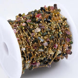 2M 1M Irregular Stone Chain Mixed Natural Stones Necklace Bracelet