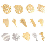 20Pcs Stainless Steel Geometric Earrings Base Hook Jewelry Making Supplies