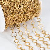 8mm 10mm Stainless Steel O-Ring Chain Circle Links Jewelry Supplies