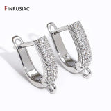 18K Plated Zircon Earwire for DIY Crafts